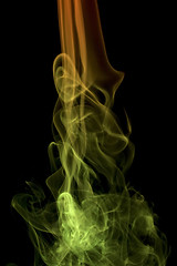 Image showing multicolored smoke detail