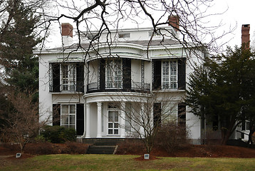 Image showing white wooden house in Cambridge