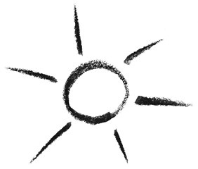 Image showing sun and light sketch