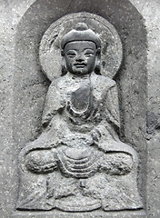 Image showing sculpture at the Jade Buddha Temple