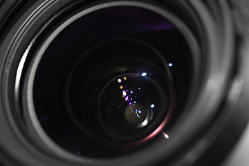 Image showing photo lens closeup