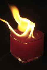 Image showing burning heart