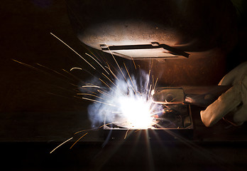 Image showing welding scenery