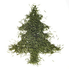 Image showing fir needle christmas tree