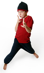 Image showing Expressive boy