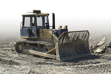 Image showing crawler in a stone pit