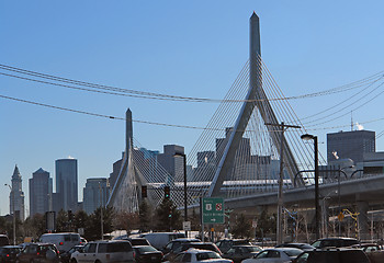 Image showing Zakim Bunker Hill Bridge