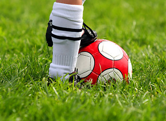 Image showing Boys Playing Soccer