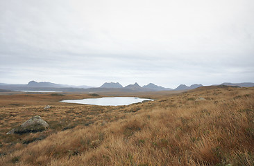 Image showing scottish landscape with distant hills