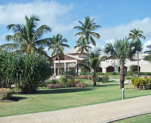 Image showing holiday resort at the Dominican Republic