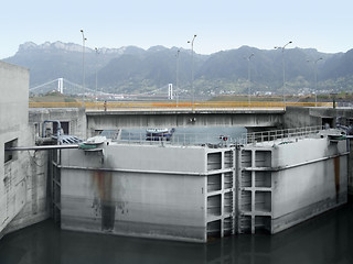 Image showing Three Gorges Dam detail