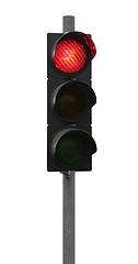 Image showing red traffic light