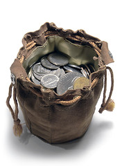 Image showing leather moneybag