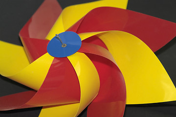 Image showing colorful wind wheel