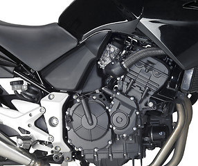 Image showing motorbike detail