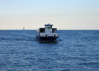 Image showing water taxi on the sea