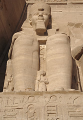 Image showing Ramesses at Abu Simbel temples in Egypt