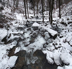 Image showing Todtnau Waterfall detail