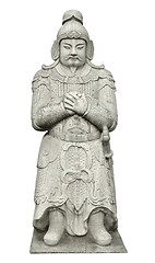 Image showing Statue at the Spirit Way near Beijing