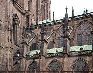 Image showing cathedral in Strasbourg detail