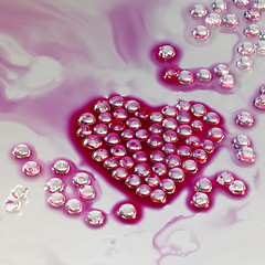 Image showing heart shaped beads