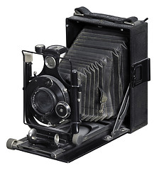 Image showing nostalgic folding camera