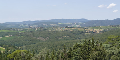 Image showing Chianti in Tuscany