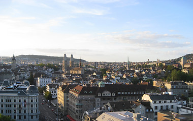 Image showing Zurich city view