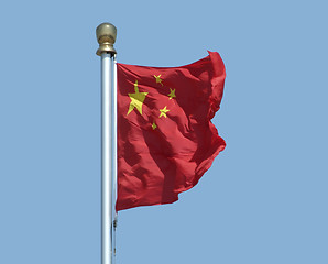 Image showing chinese flag