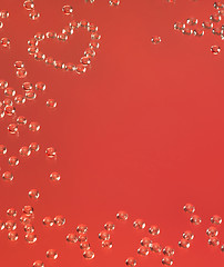 Image showing red love background