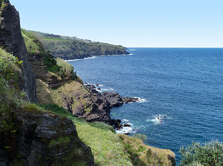 Image showing Azores seaside scenery