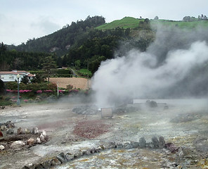 Image showing hot spring at the Azores