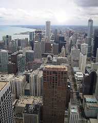 Image showing Chicago aerial view