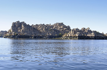 Image showing landscape near Philae in Egypt