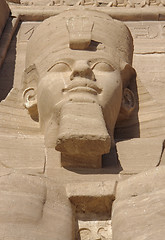 Image showing Ramesses at Abu Simbel temples in Egypt