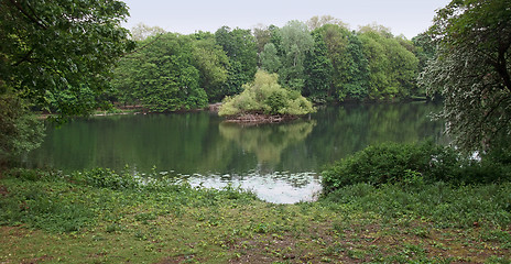Image showing idyllic lake in D