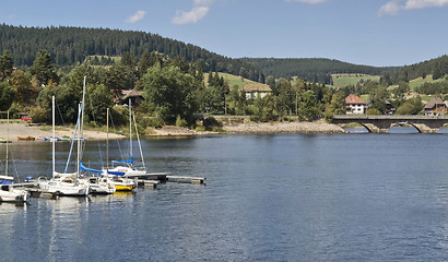 Image showing Schluchsee in sunny ambiance