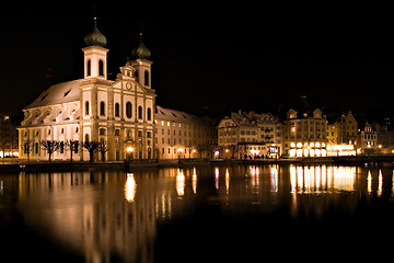 Image showing Church at Night