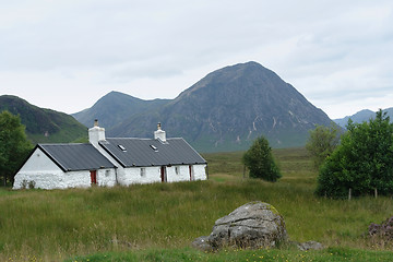 Image showing white house at Rannoch Moor