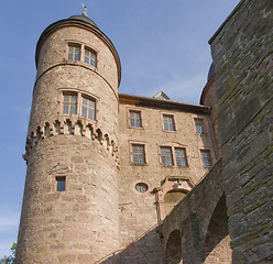 Image showing Wertheim Castle detail in sunny ambiance