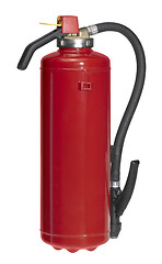 Image showing red fire drencher