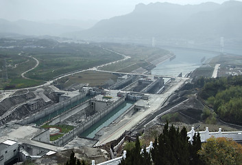 Image showing Three Gorges Dam at Yangtze River