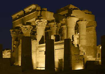Image showing illuminated temple in Egypt