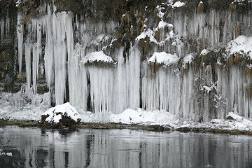 Image showing lots of icicles