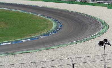 Image showing racetrack curve