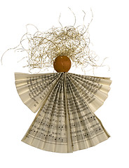 Image showing folded paper angel