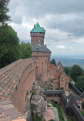 Image showing Haut-Koenigsbourg Castle in France