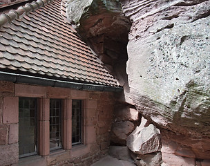 Image showing Haut-Koenigsbourg Castle detail