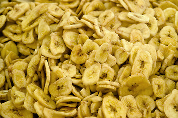 Image showing dried banana background