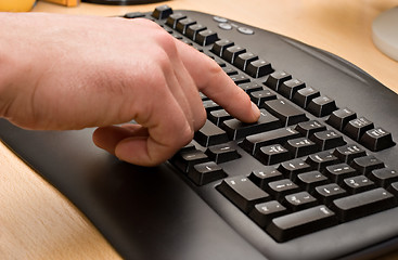 Image showing Typing